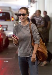 Olivia Wilde - Arrives at LAX Airport - August 13,2012