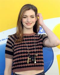 Anne Hathaway 20th Century Fox press day for Rio at Zanuck Theater January 28, 2011 