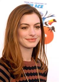 Anne Hathaway 20th Century Fox press day for Rio at Zanuck Theater January 28, 2011 