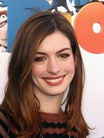 Anne Hathaway 20th Century Fox press day for Rio at Zanuck Theater January 28, 2011 