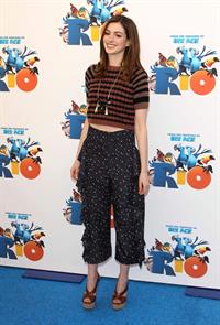 Anne Hathaway 20th Century Fox press day for Rio at Zanuck Theater January 28, 2011 