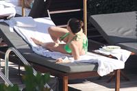 Kelly Brook bikini candids by the pool in Miami 2/1/13 