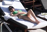 Kelly Brook bikini candids by the pool in Miami 2/1/13 