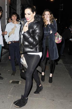 Kelly Brook at Crazy Horse in London 11/16/12