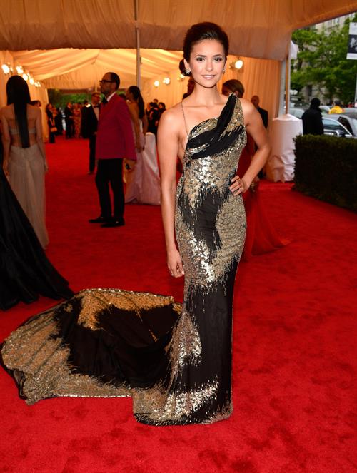Nina Dobrev Metropolitan Museum of Arts Costume Institute Gala 07 05 12 