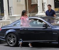 Kelly Brook - Leaving her London home - August 3, 2012