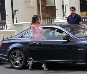 Kelly Brook - Leaving her London home - August 3, 2012