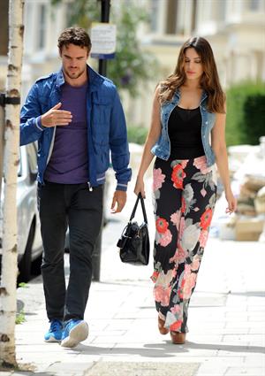 Kelly Brook walking in London - July 30, 2012