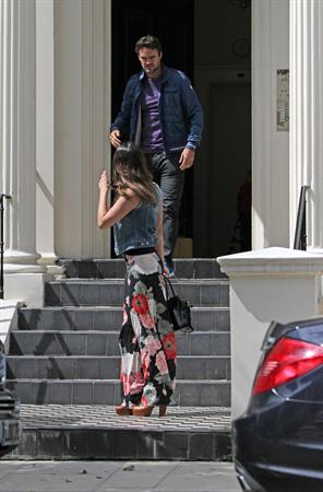 Kelly Brook walking in London - July 30, 2012