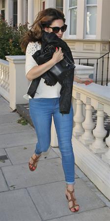 Kelly Brook - At her London Home, June 10, 2012