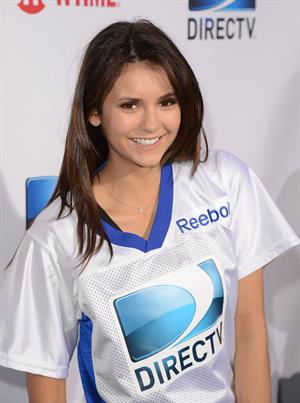Nina Dobrev DIRECTV'S Celeb Beach Bowl at Mardi Gras World 2/2/13 