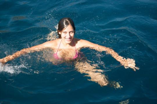 Anonymous in a bikini