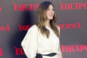 Jessica Biel a team photocall Madrid Spain Juily 25, 1010
