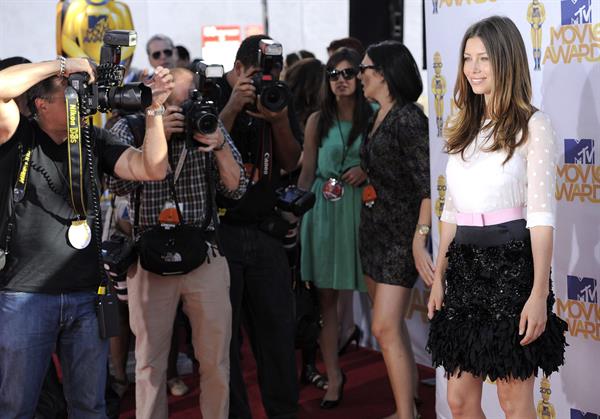 Jessica Biel at 2010 MTV Movie Awards June 6, 2010