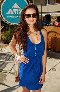 Nina Dobrev Burton Snowboards Coachella Pool Party April, 2012