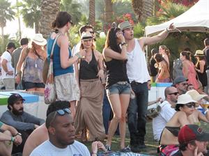 Nina Dobrev Coachella Valley Music Arts Festival day 3, April 17, 2011