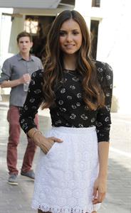 Nina Dobrev Visits  Etra  at The Grove in L.A. (September 28, 2012)