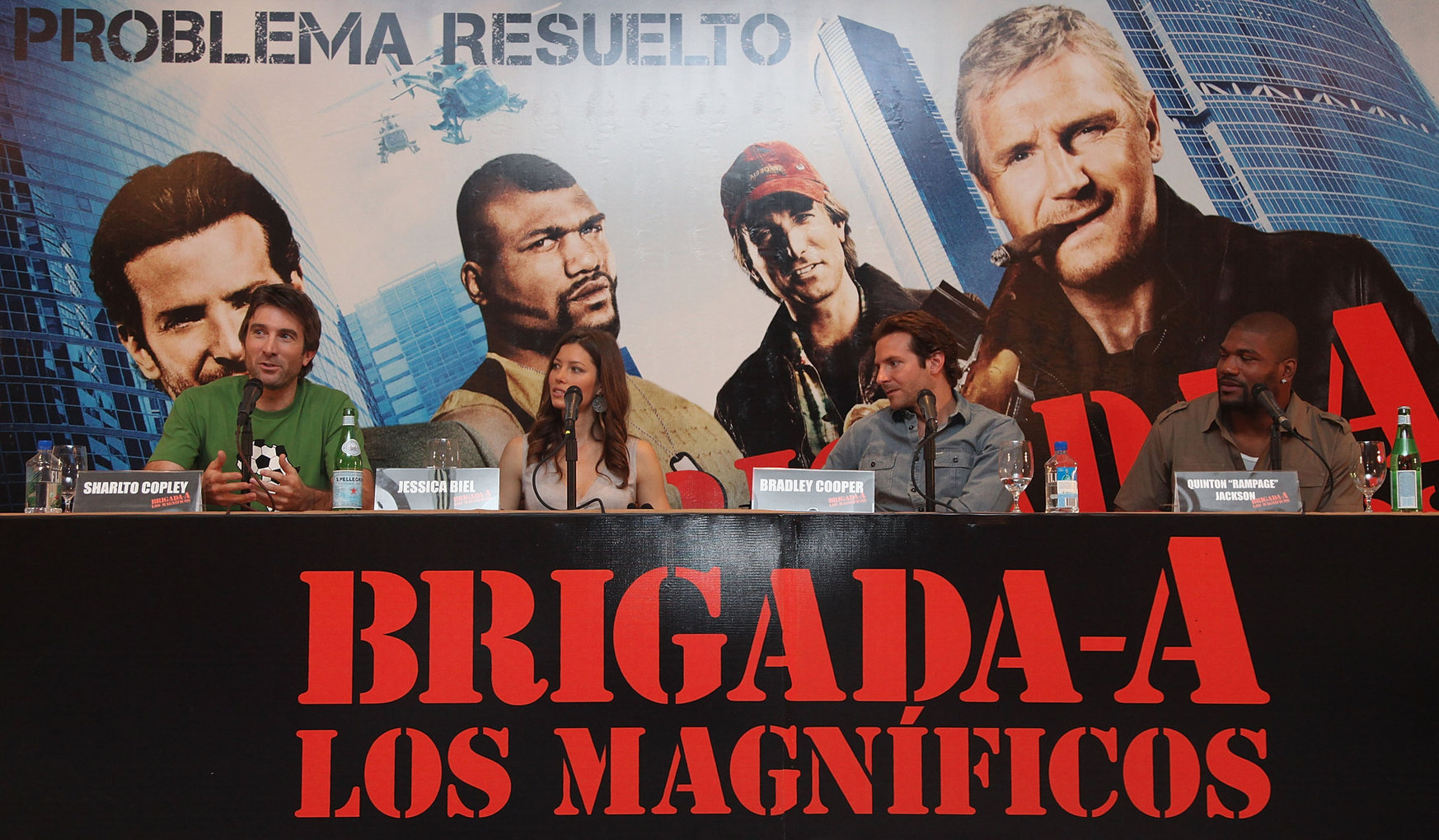 Jessica Biel at a press conference of the A-Team in Mexico City June 1, 2010 