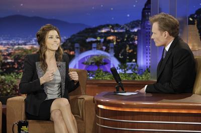 Jessica Biel the Tonight Show with Conan O'Brien