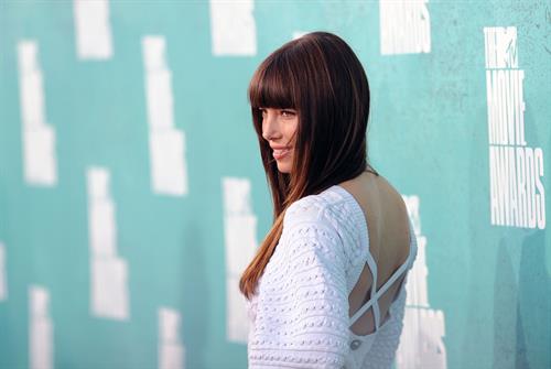 Jessica Biel at 2012 MTV Movie Awards, Los Angeles, June 3, 2012