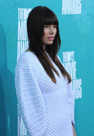 Jessica Biel at 2012 MTV Movie Awards, Los Angeles, June 3, 2012