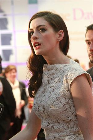Anne Hathaway One Day European Premiere in London August 23, 2011