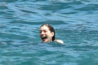 Anne Hathaway on vacation in Italy July 22, 2011 