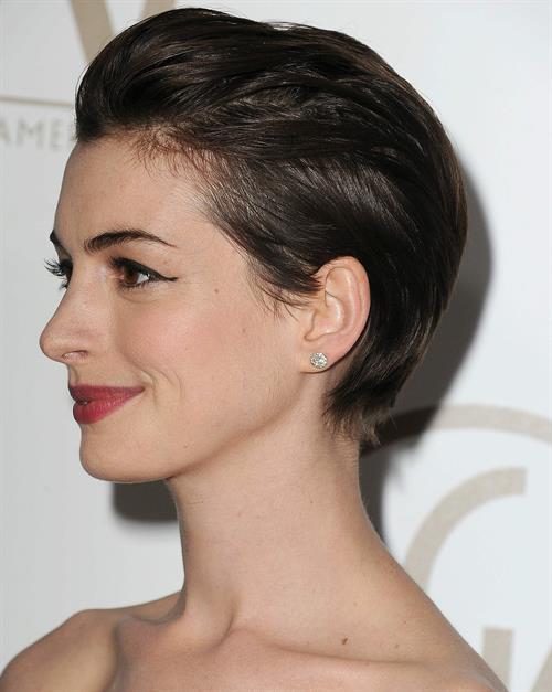 Anne Hathaway 24th Annual Producers Guild Awards at The Beverly Hilton Hotel in Beverly Hills January 26-2013 