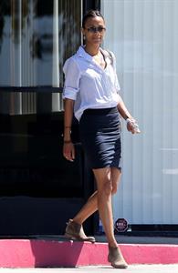 Zoe Saldana in Studio City 7/24/12  
