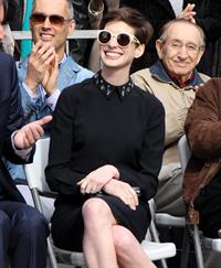 Anne Hathaway attends the Hugh Jackman Hollywood Walk Of Fame Ceremony in Hollywood December 13-2012 