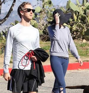 Anne Hathaway out and about in the Hollywood Hills 1/19/13 