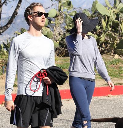 Anne Hathaway out and about in the Hollywood Hills 1/19/13 