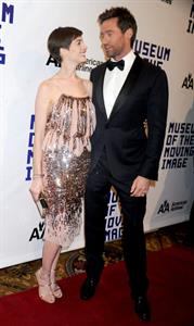 Anne Hathaway Attended the Museum of the Moving Image 27th Annual Black Tie Salute in New York Dec 11, 2012