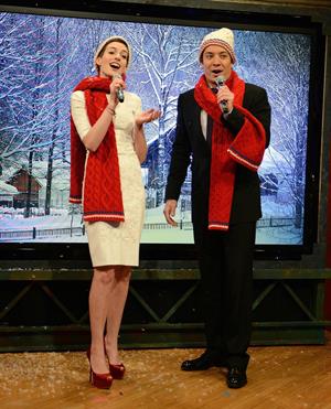 Anne Hathaway Late Night With Jimmy Fallon in New York December 11, 2012 