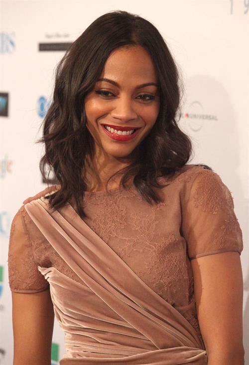 Zoe Saldana  14th Annual NHMC Impact Awards -- Beverly Hills, Feb. 25, 2011 