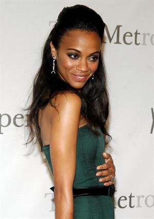 Zoe Saldana Metropolitan Opera 125th Anniversary Gala at Lincoln Center in NYC March 15th, 2009
