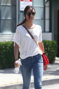 Zoe Saldana Stops By a Law Office in Beverly Hills on May 11, 2011 