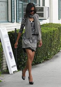Zoe Saldana out & about in Los Angeles - March 5, 2010   