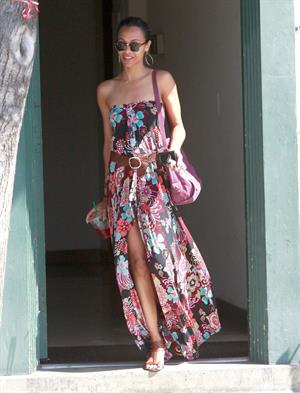 Zoe Saldana runs errands in LA August 5, 2011  