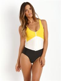 Rachel Barnes in a bikini