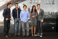 Zoe Saldana at the Star Trek Madrid Photocall