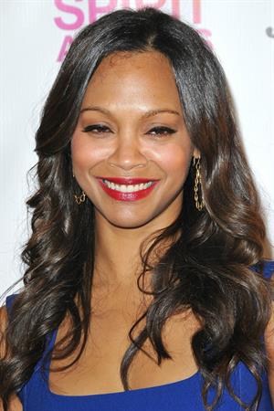 Zoe Saldana 2013 Film Independent Spirit Awards Nominations Press Conference at the W Hollywood on November 27, 2013