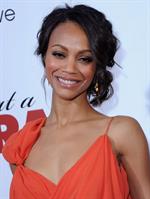 Zoe Saldana @ Death At A Funeral Los Angeles Premiere 12/04/10  