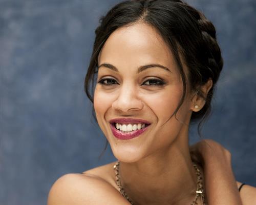 Zoe Saldana at Death At A Funeral press conference at the Four Seasons Hotel 11-04-2010 