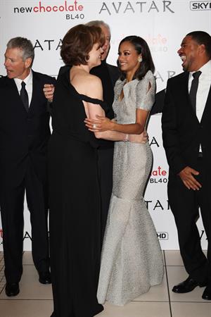 Zoe Saldana at  Avatar  World Premiere in London 10-12-2009