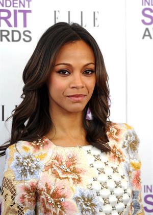 Zoe Saldana 2 Film Independent Spirit Awards in Santa Monica - February 25, 2012