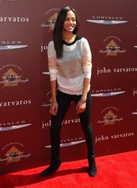 Zoe Saldana - John Varvatos 9th Annual Stuart House Benefit in Los Angeles March 11 2012. 