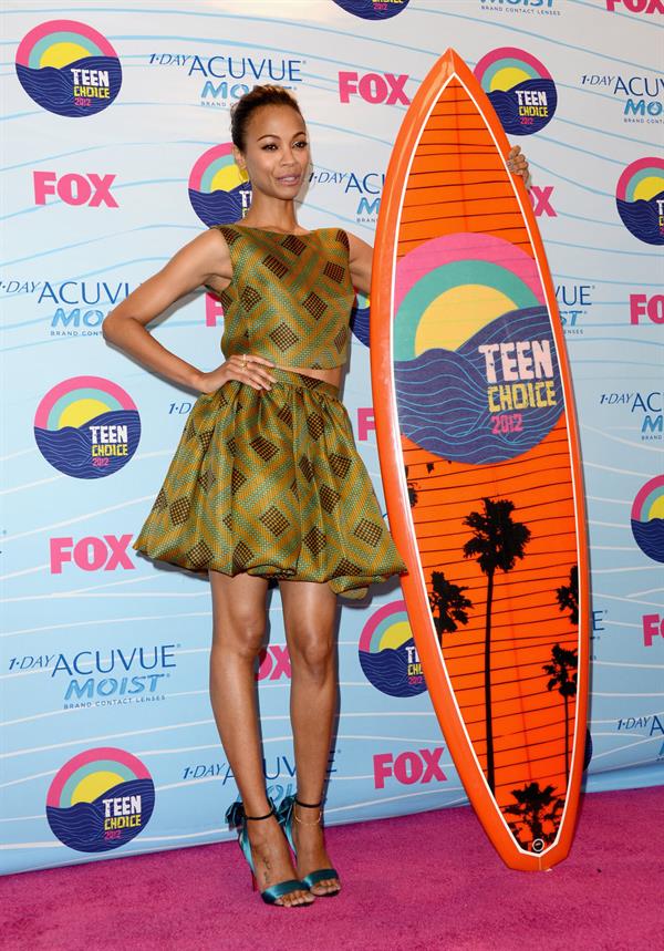 Zoe Saldana - 2012 Teen Choice Awards in Universal City (July 22, 2012)