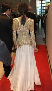 Zoe Saldana at the Screening of  Columbiana  in Miami - August 22, 2011