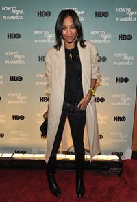 Zoe Saldana ''How To Make It In America'' Screening in NYC February 9, 2010  